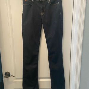 Hudson Elle Midrise Baby Boot Jean, size 29 (34.5 inseam)